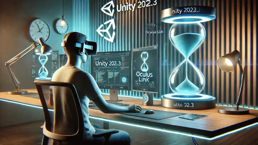 Unity 2022.3 Oculus Link Constant Hourglass Windows 11